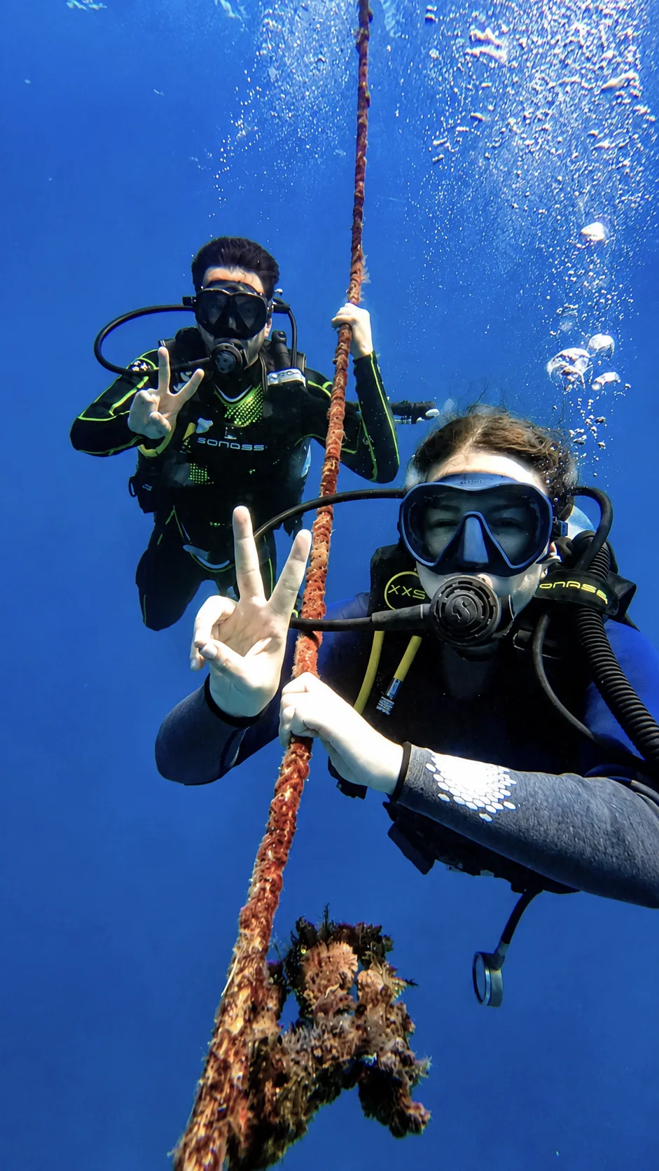 Baptême de plongée sous-marine au Mexique